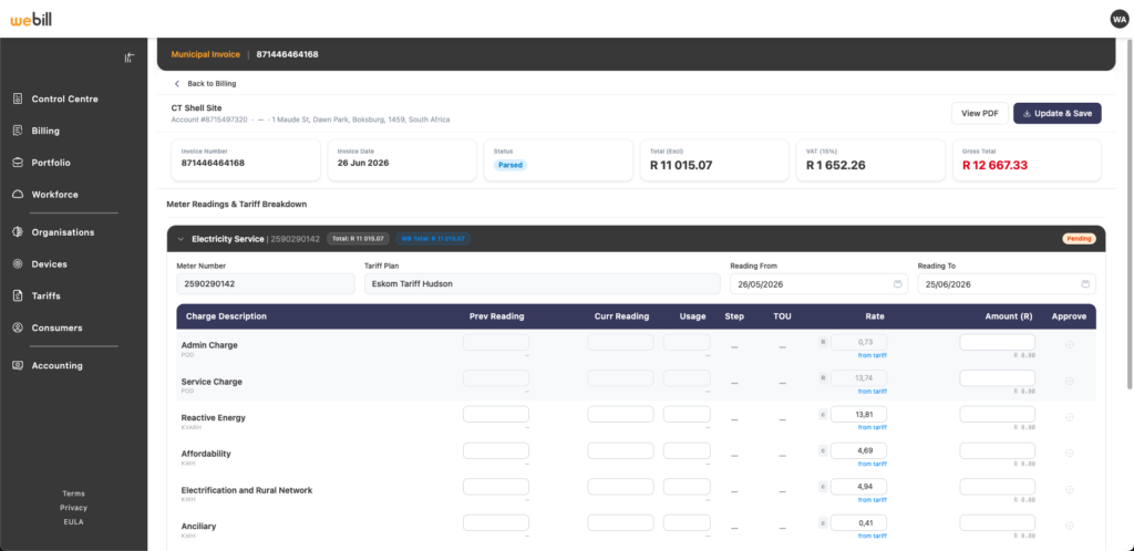 Billing Module-Invoice View